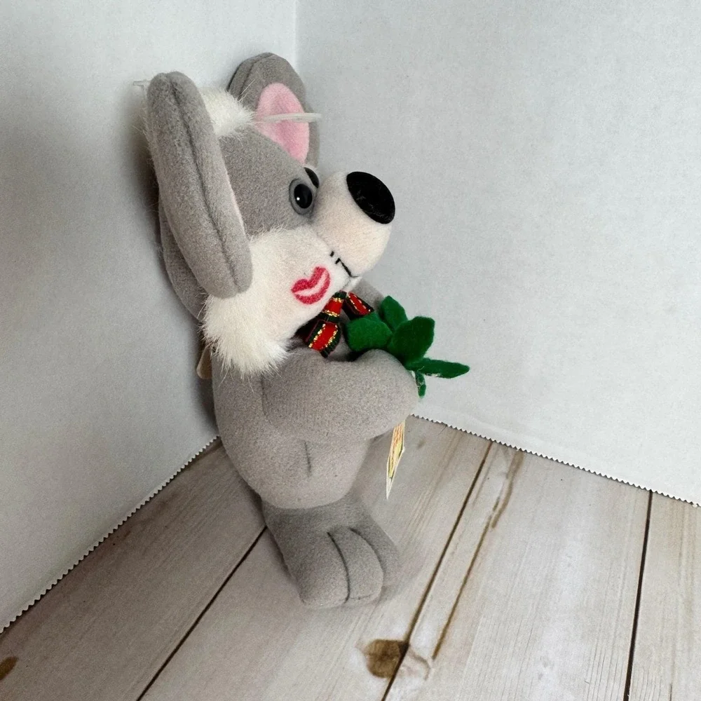 Dakin Kissmas Mouse Plush Vintage Christmas‎ Kiss The Season w/Tag